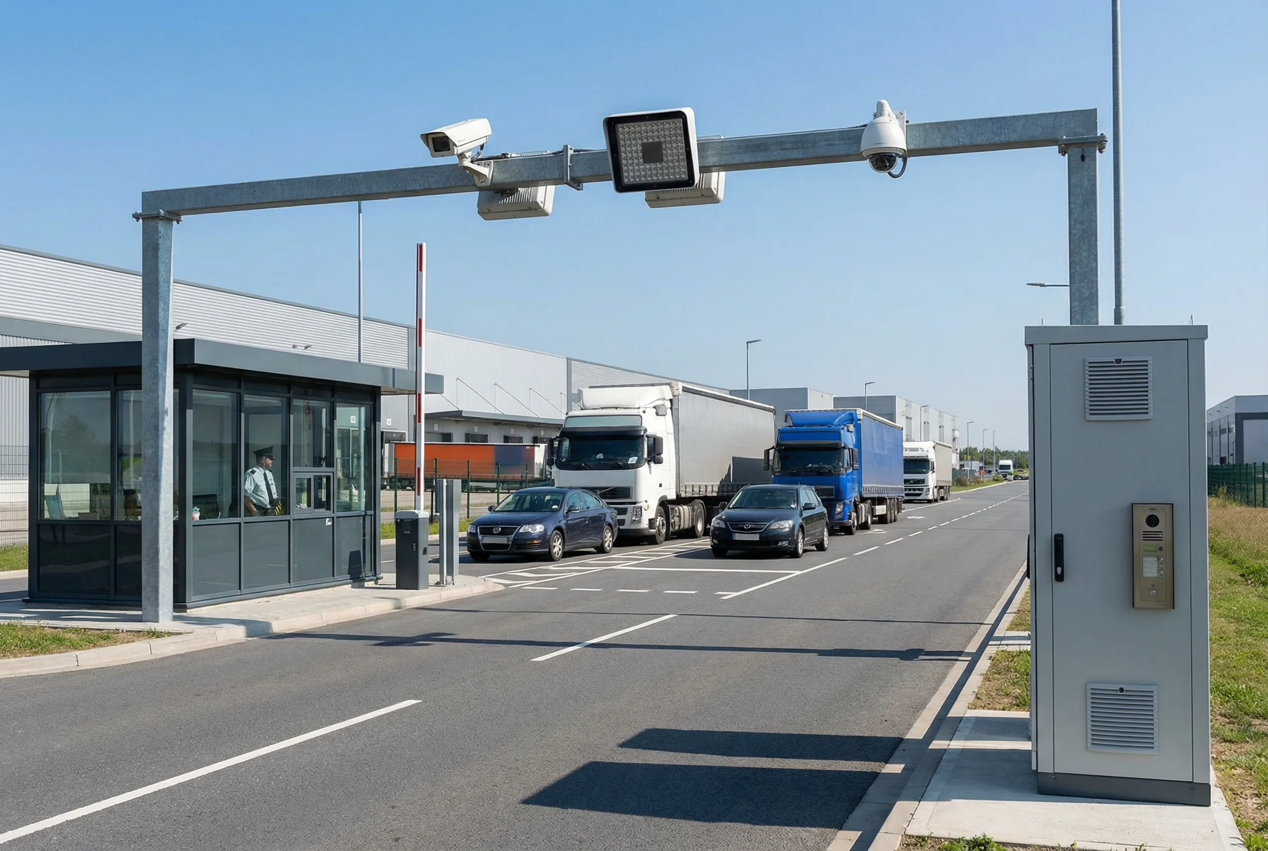 Industrial Park Entrance Surveillance Deployment